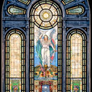 Tiffany,-USNA-Chapel,-Admiral-Sampson-Window(Angel-of-Peace)--Blue-&-Bronze,-5179-81,-E2-2,-E5,-Bar-None-post