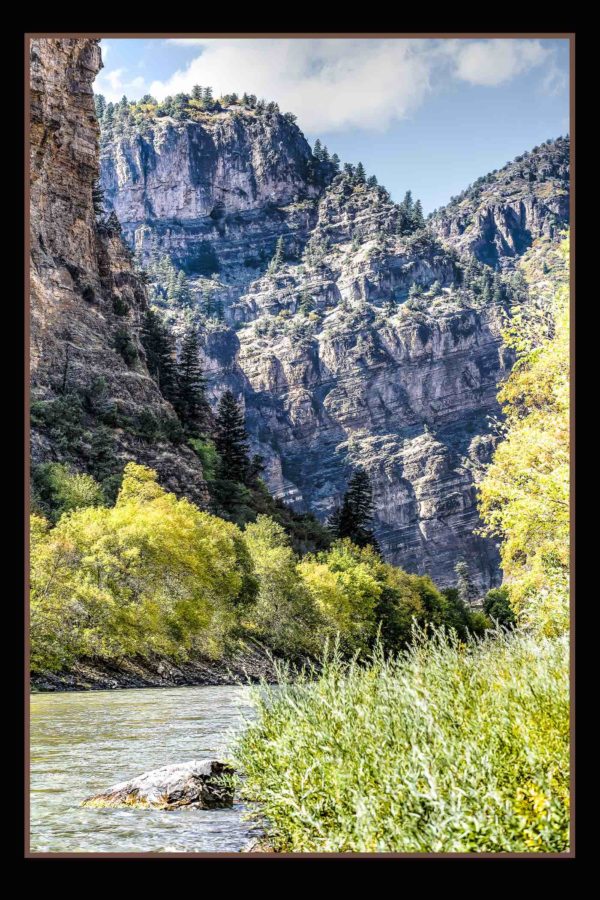 Glenwood Canyon at Colorado River (Mt. View), CO